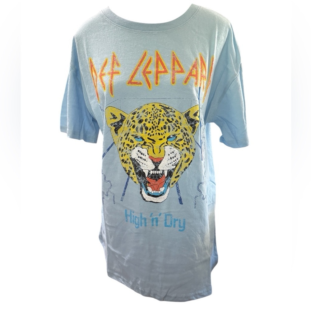 Def Leppard High ’n’ Dry Graphic Tee · Size Large